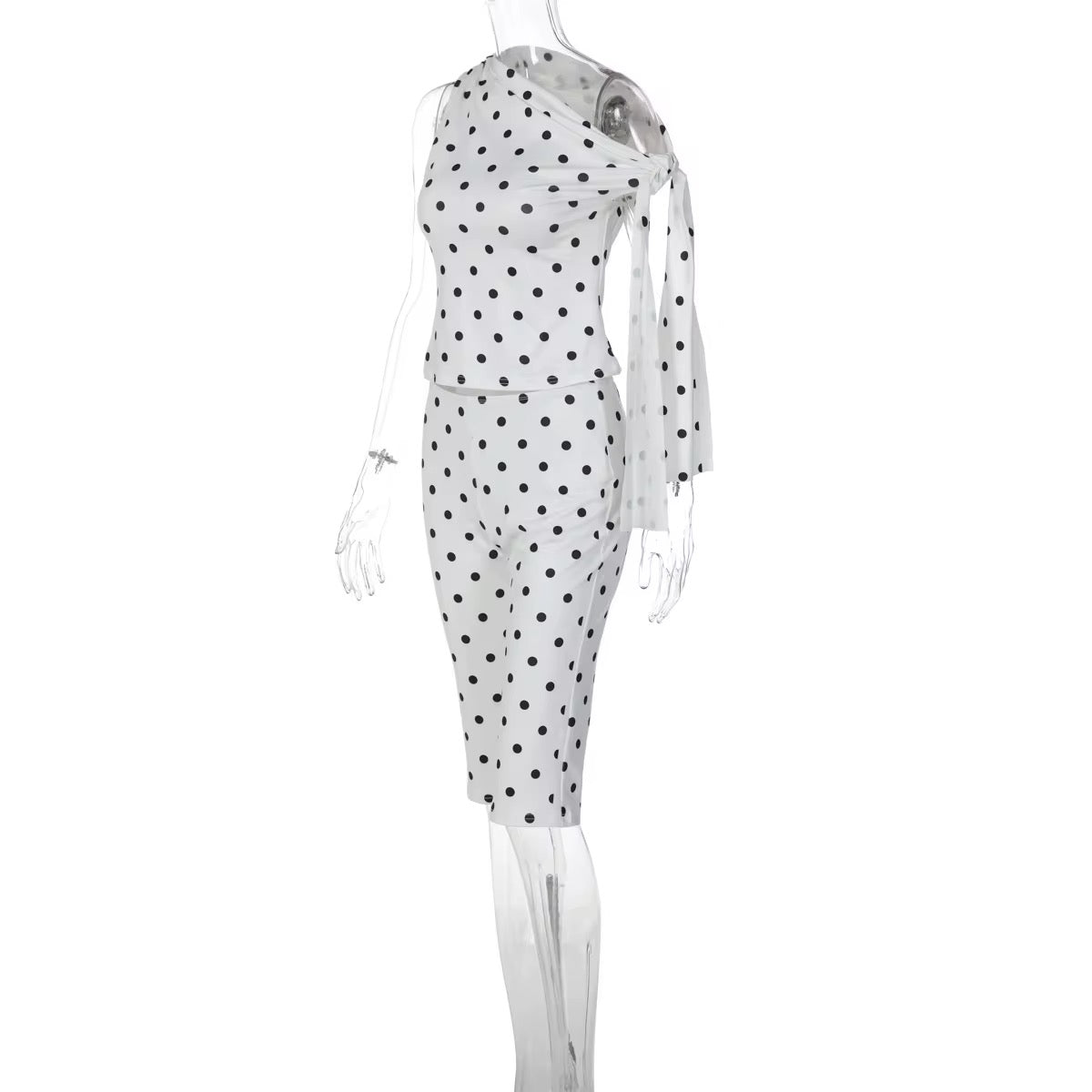 Polka Knot Two-Piece